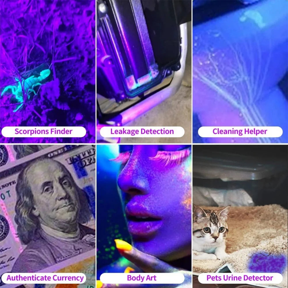 USB Rechargeable Ultraviolet Torch