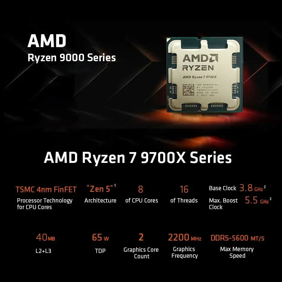 AMD Ryzen 7 9700X játékprocesszor
