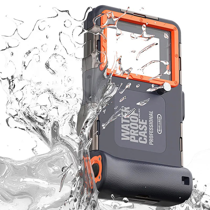 Waterproof Phone Case Holsters & 15m Diving 50ft Swimming Premium Protective Housing & Lanyard For iPhone Samsung 6.8" Phone 