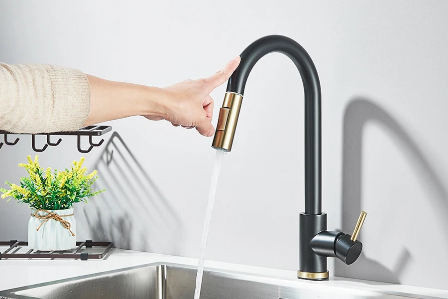 Έξυπνος Αισθητήρας Αφής Μπαταρία Κουζίνας με Αναδιπλούμενη Περιστροφή 360°