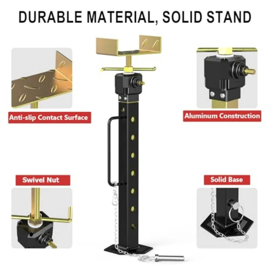 Adjustable RV Slide Out Supports Jacks 16.7–36 with Drill Adjust