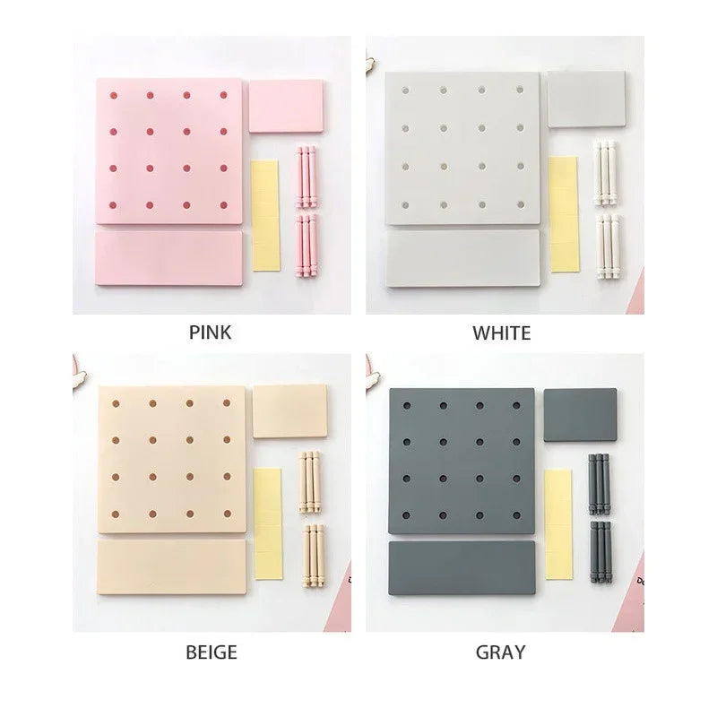Plastic Pegboard Wall Organiser, Colour Options