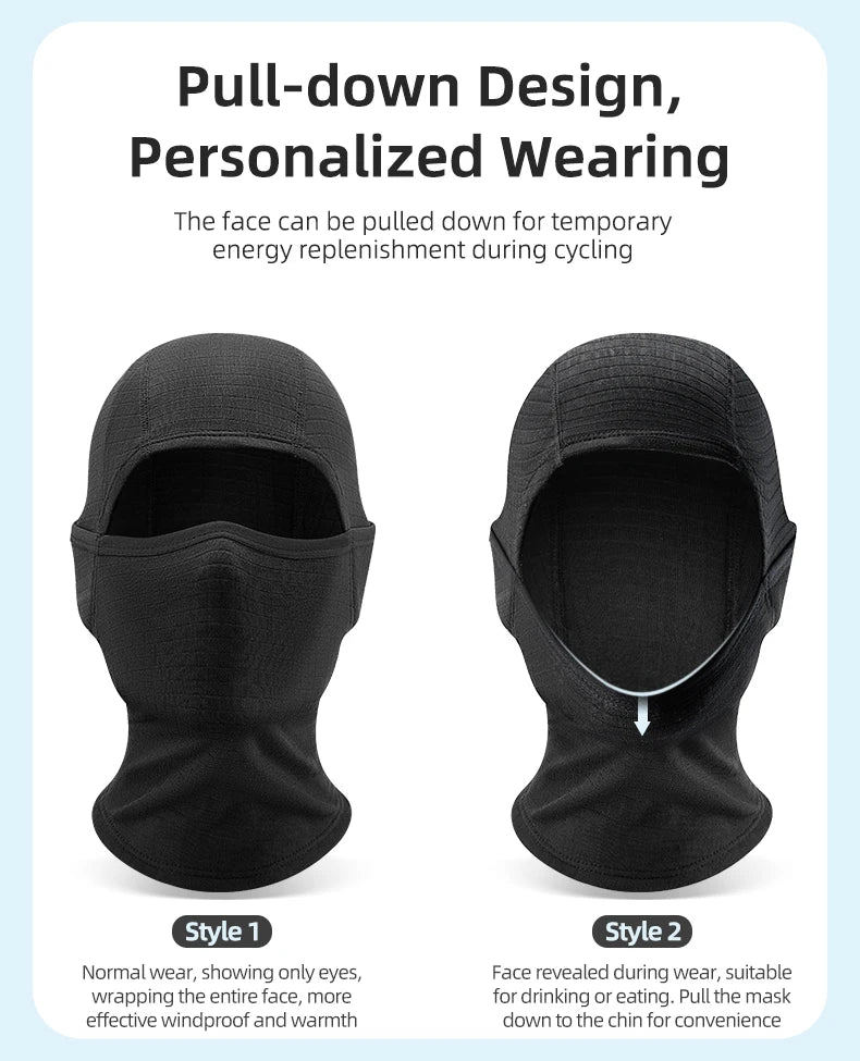 Windproof Thermal Balaclava Face Mask for Cycling & Outdoor Sports