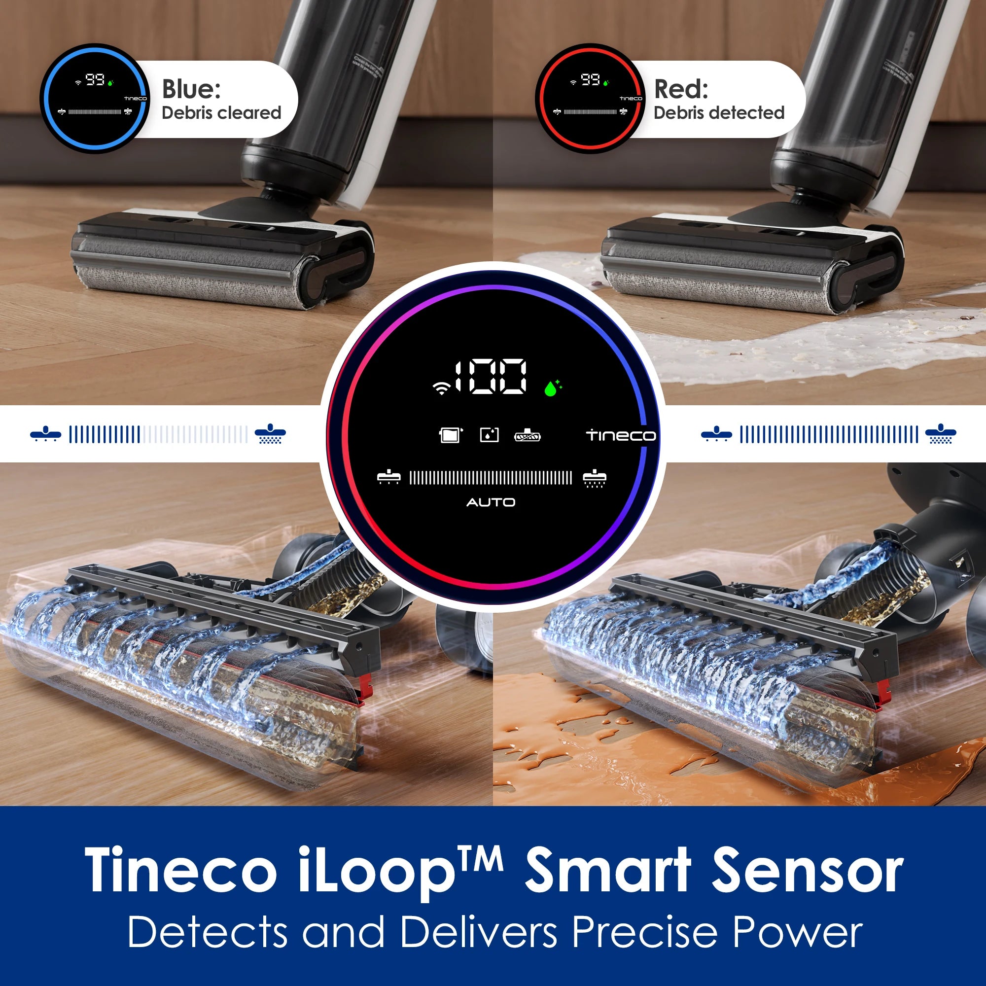 Aspirapolvere senza fili Tineco Floor One S6 per asciutto e bagnato