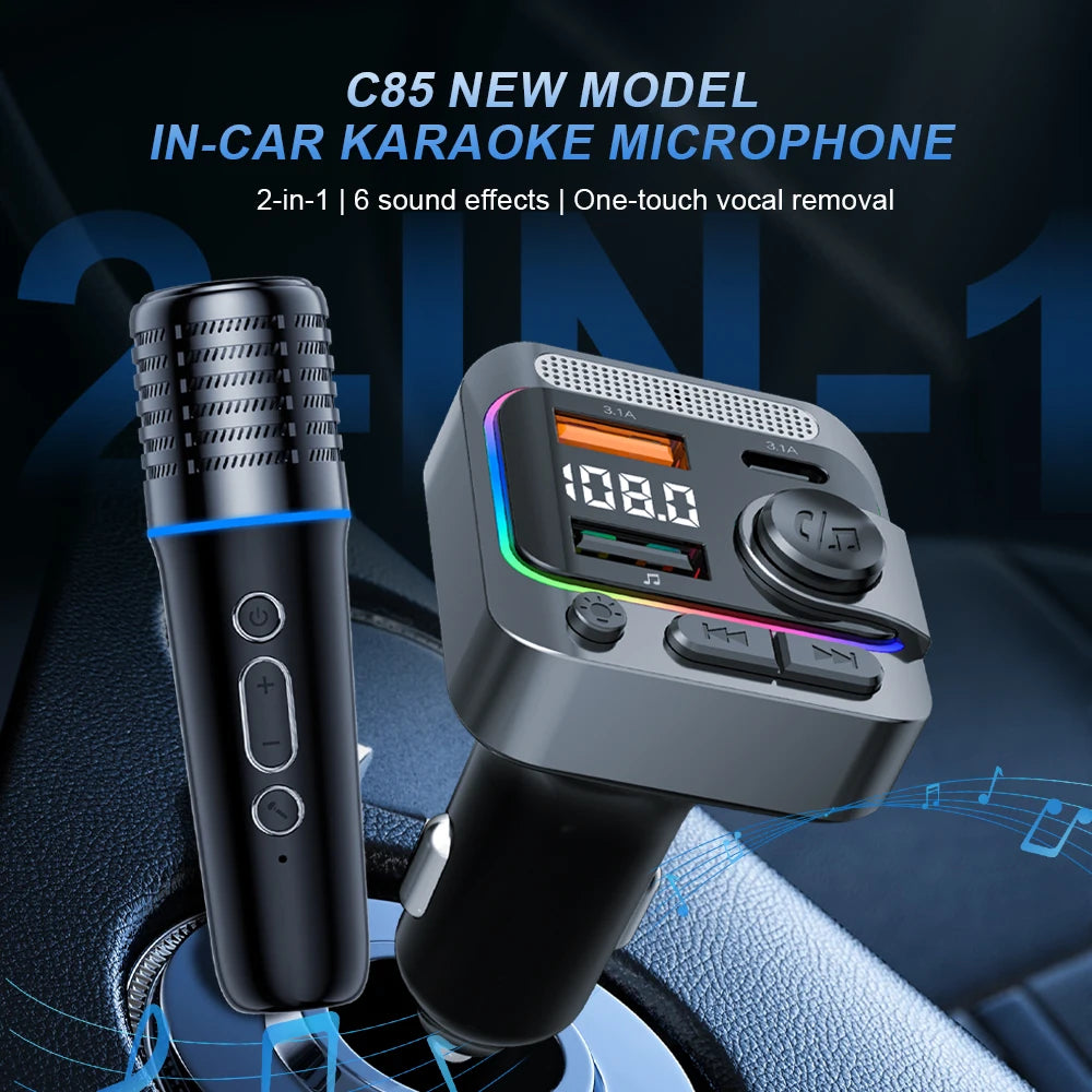 C85 In-Car Karaoke Microphone System