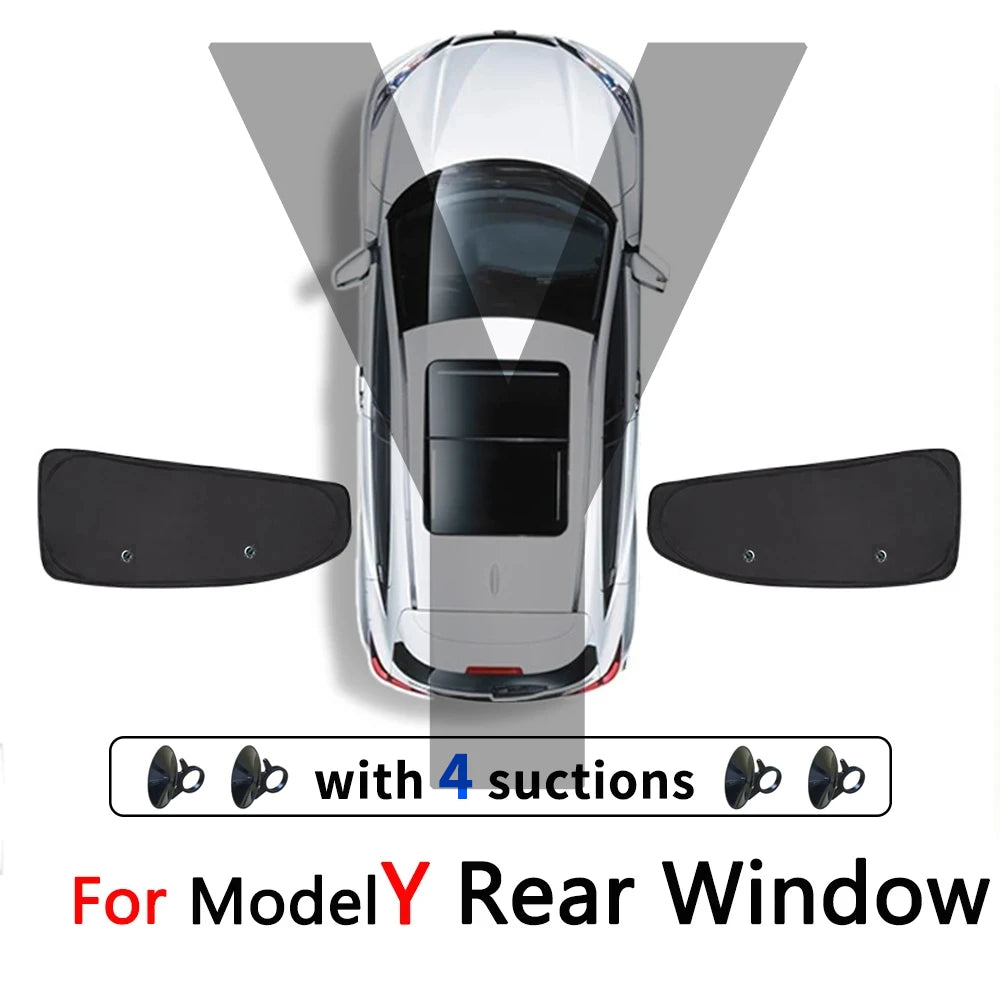 Vehicle Window Sunshades for Model 3 and Model Y – Options