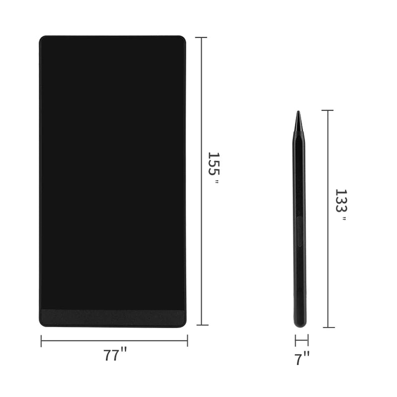 Tabletă de scris LCD de 6,5 inchi - Opțiuni de stil