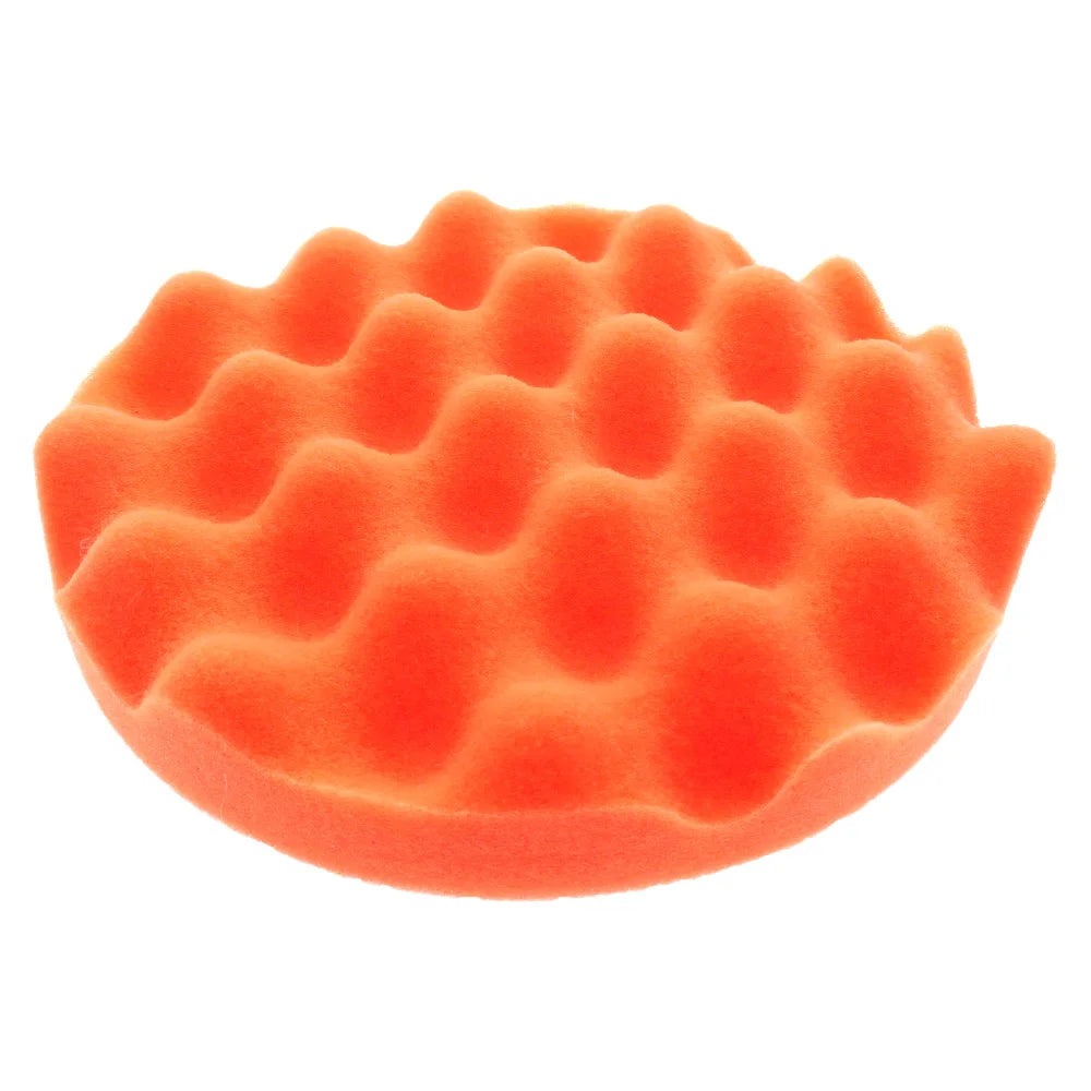 3" 5" 7" 80/125/180mm Polishing Sponge Pad Kit Car Polisher Soft Wave Foam Waffle Pad Car Wash Cleaning Detailing Tool