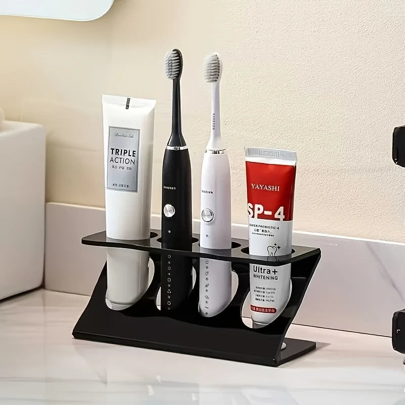 Four-Slot Countertop Toothbrush Holder