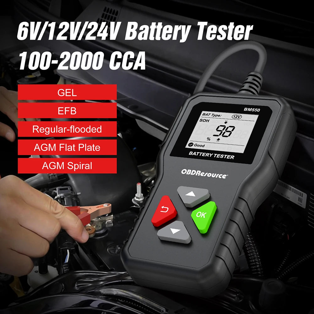 BM550 Vehicle Battery Tester