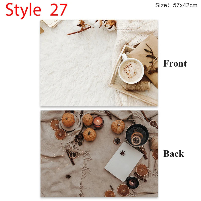 Double-Sided Photo Background Sheet, 57 × 42cm
