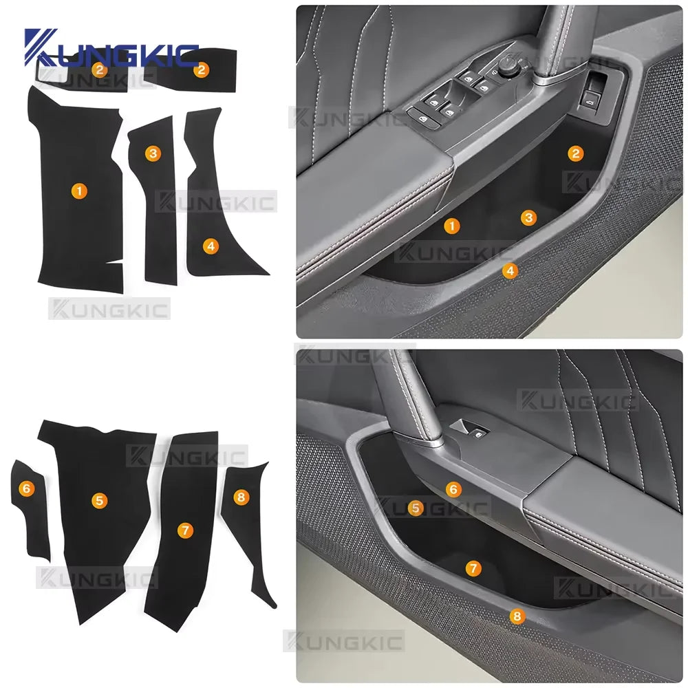 Car Front Rear Door Map Pocket Sticker for Seat Leon and Cupra