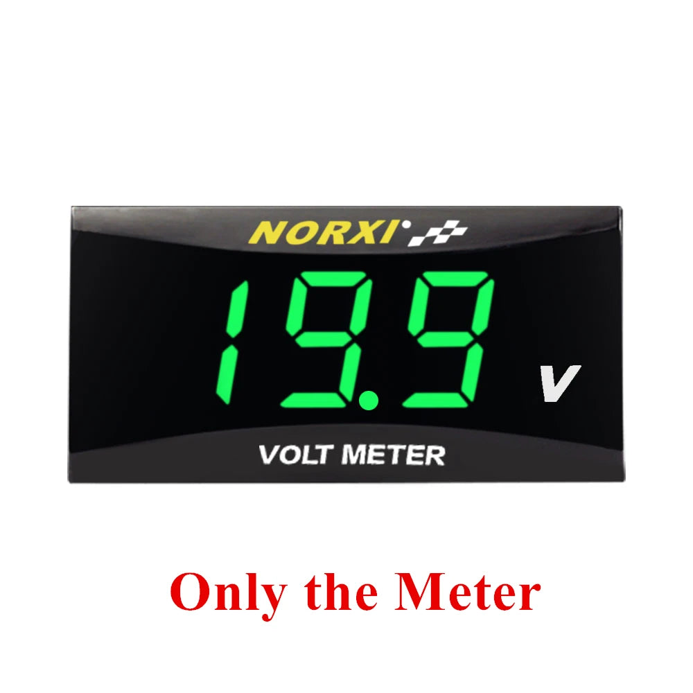 Voltímetro digital mini ou suporte de montagem separado
