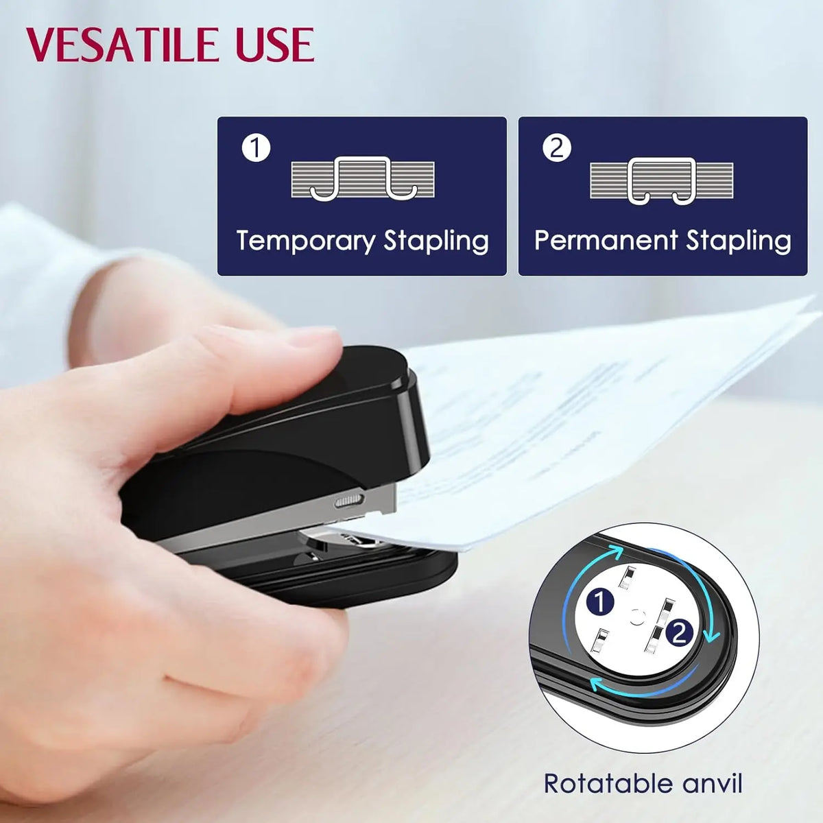 Stapler, Staples and Remover, Separate/Set Options