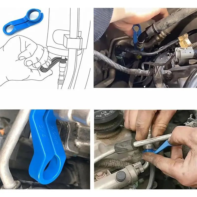 7Pcs Ensemble d’outils de déconnexion de ligne d’alimentation AC pour transmission car, ligne d’huile de refroidissement, déconnexion rapide, outils de retrait de ligne d’alimentation