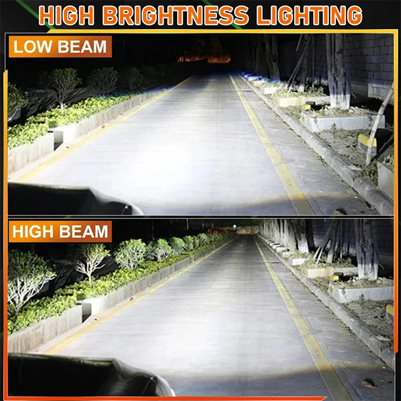 OSRAM 24V LED ZX2.0 Luci Anabbaglianti da Trazione H1 H4 H7 110W 8000LM Super Potenza Luce 6000K Freddo Bianco Aggiornamento Sostituzione Luce Alta-Bassa Potenza