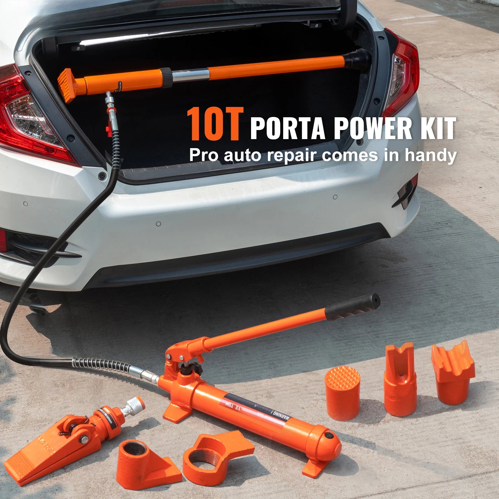 Sada hydraulického zvedáku Porta Power 10/12 tun s hadicí 1,4 m
