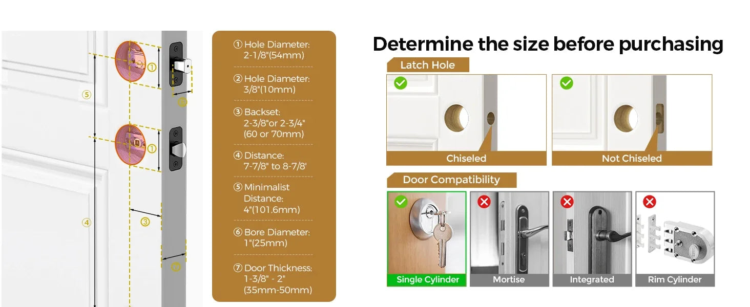 ARPHA D289H Smart WiFi Fingerprint Door Lock with Camera