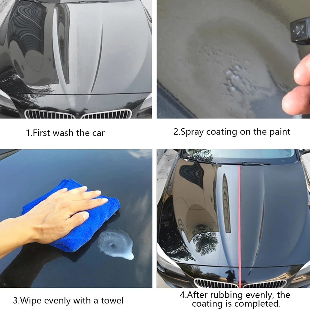 Premium Car Nano Ceramic Coating Car Accessories Maintenance Hydrophobic Layer Cleaning Detailing Automotive Polish Agent 