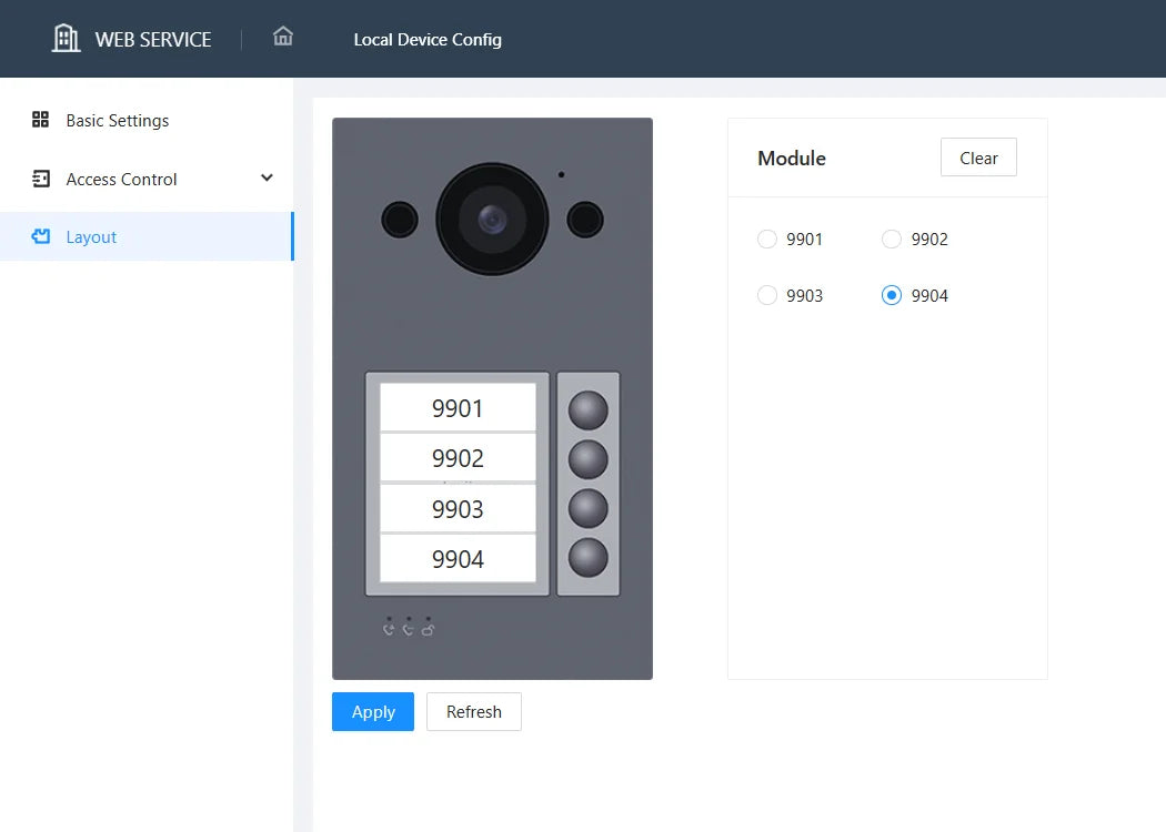 Dahua IP Video Intercom KIT,VTO3311Q-WP & VTH2621GW-P & PoE switch, P2P Cloud, Door bell 1, 2 ,3 ,4 buttons are adjustable Spy-shop.com