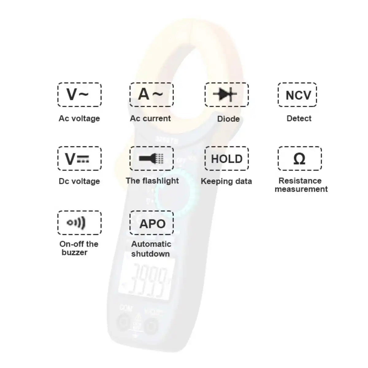 3266TA Auto-Ranging Digital Clamp Meter