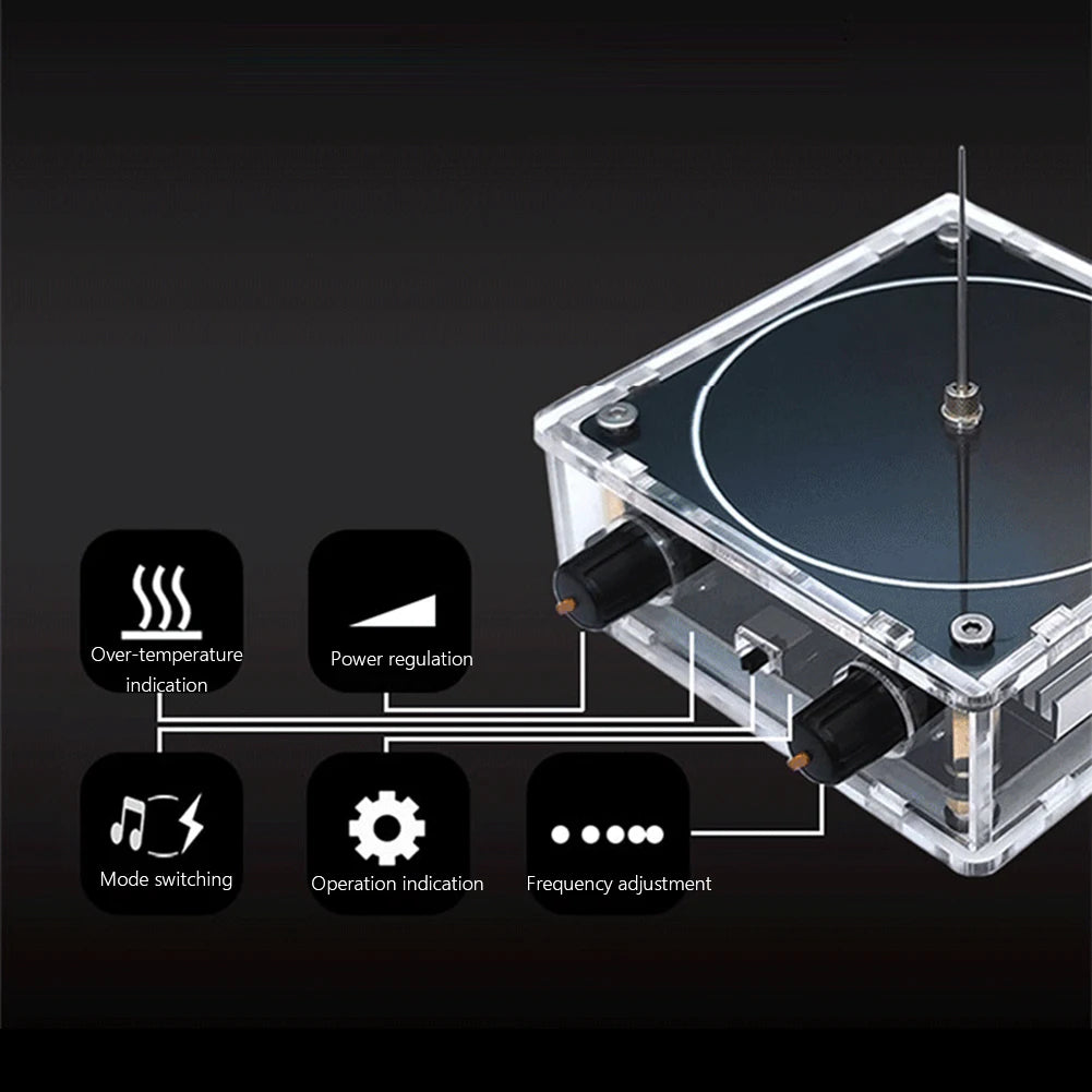 Tesla Coil Speaker with Bluetooth Music and Artificial Spark
