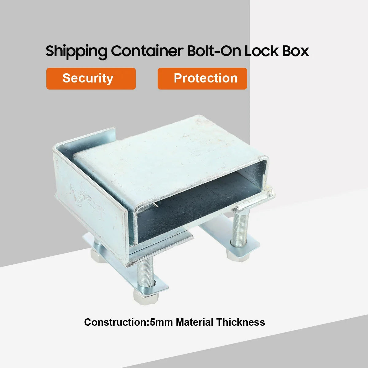Dry Cargo Container Spare Parts High Security Container Door Lock Box Spray Molding Container Anti‑Theft Lock Housing for Shipping Containers