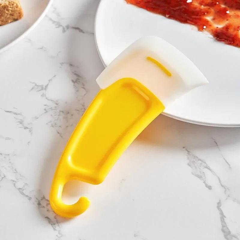 Cleaning Spatula Kitchen Scraper Soft Blade Scraper Brush Dirty Pan Pot Dishes Cleaner Tools Cooking Baking Tool Kitchen Gadget 