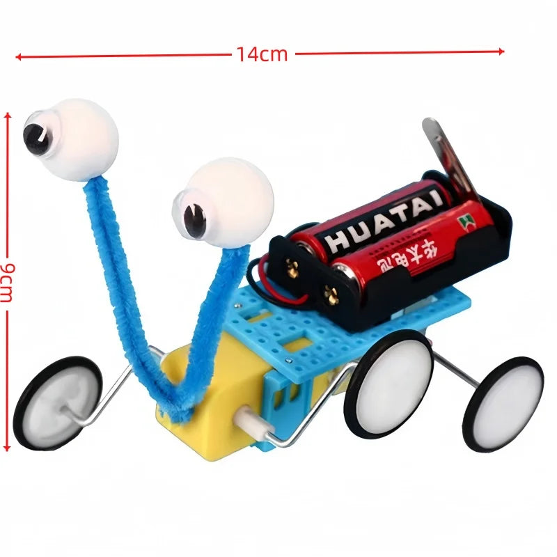 DIY Science Technology Invention Reptile Robot Kit - Electric Science Experiment Educational Toy Handmade Assembly Puzzle Gift