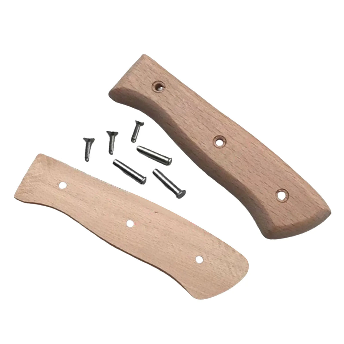 Set di manici sostituzione in legno per coltello da cucina, 13 cm