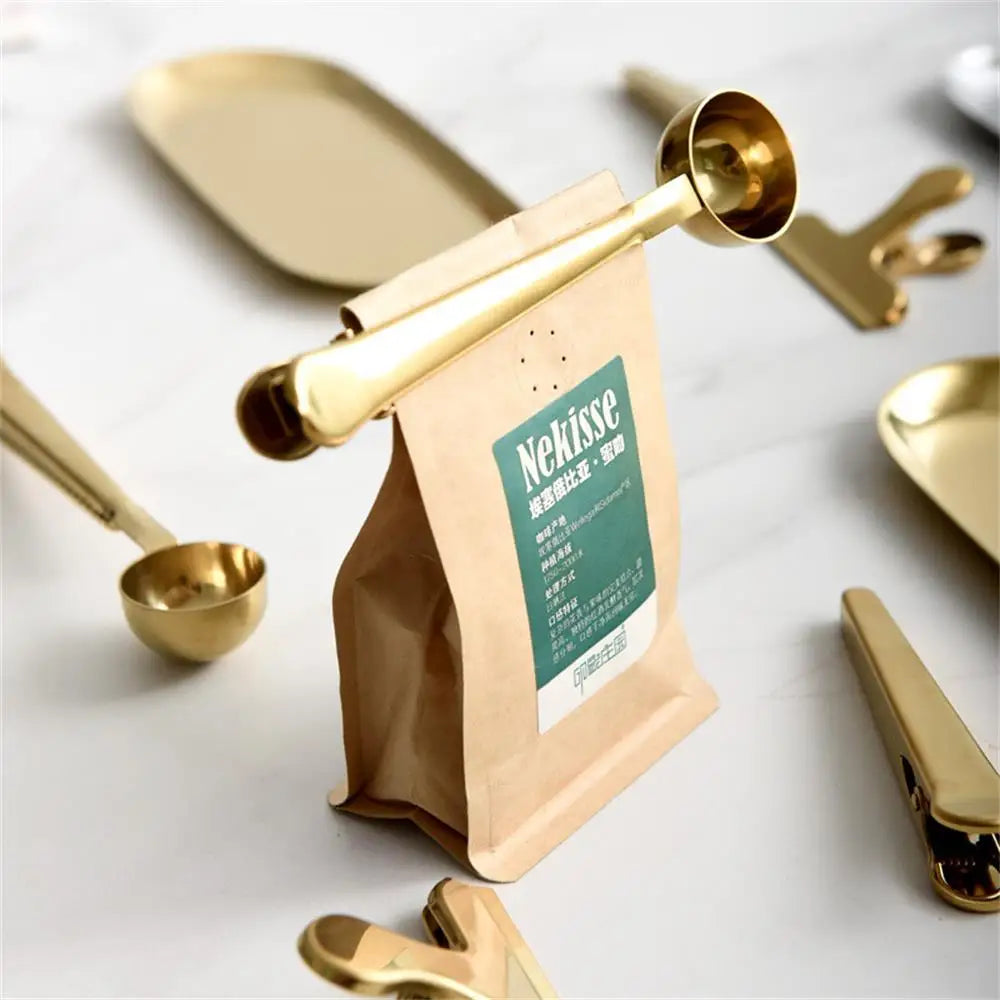 Coffee Measuring Scoop with Bag Clip