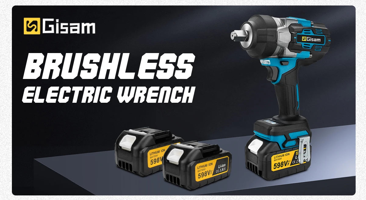 Gisam 2800N.M bezkefkový elektrický kľúč pre batérie Makita 18V