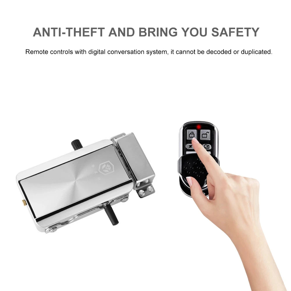 Tuya/TTlock Remote Control Door Lock Bluetooth Wireless Smart Lock Deadbolt Lock Electronic Keyless Invisible Lock