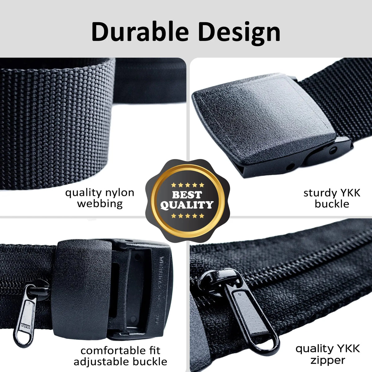 Hidden Money Belt Waist Bag 119cm