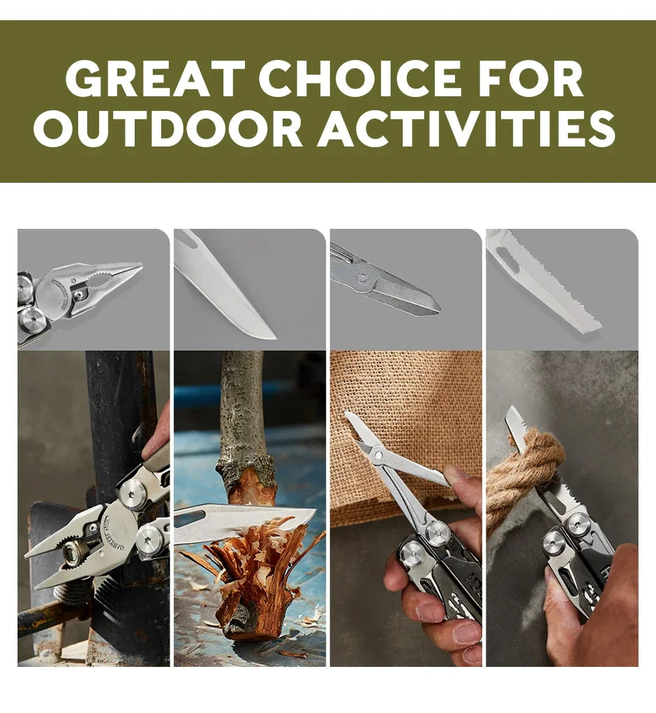 37-in-1 Folding Pliers Multitool