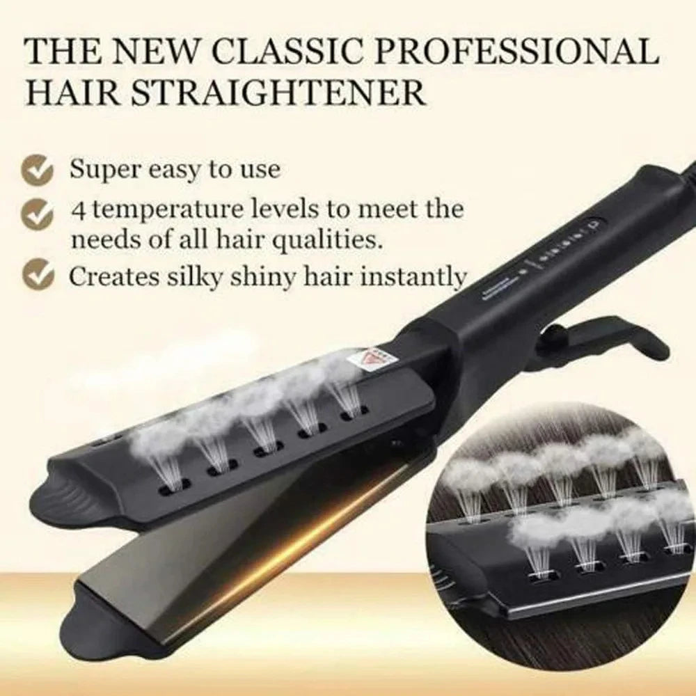 Curling And Straightening Dual Use Hair Straightening Splint Constant Temperature 4 Gears Portable Air Bangs Curling Straightene 