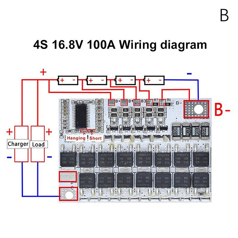 Lithium Battery BMS Board, 3S, 4S or 5S Options
