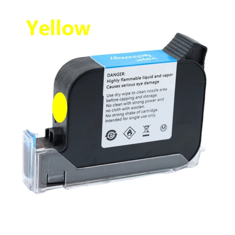 2588+ 2588 2588+M 42ML Black Red Blue Green Ink Cartridge Quick-drying 12.7mm Print Height Universal for Handheld Inkjet Printer
