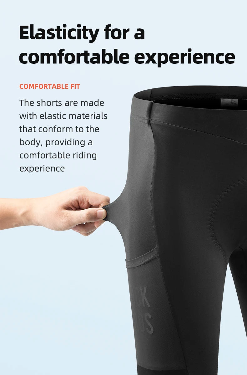 Men’s Cycling Shorts with Pockets Breathable Quick-Dry Anti-Slip Grip