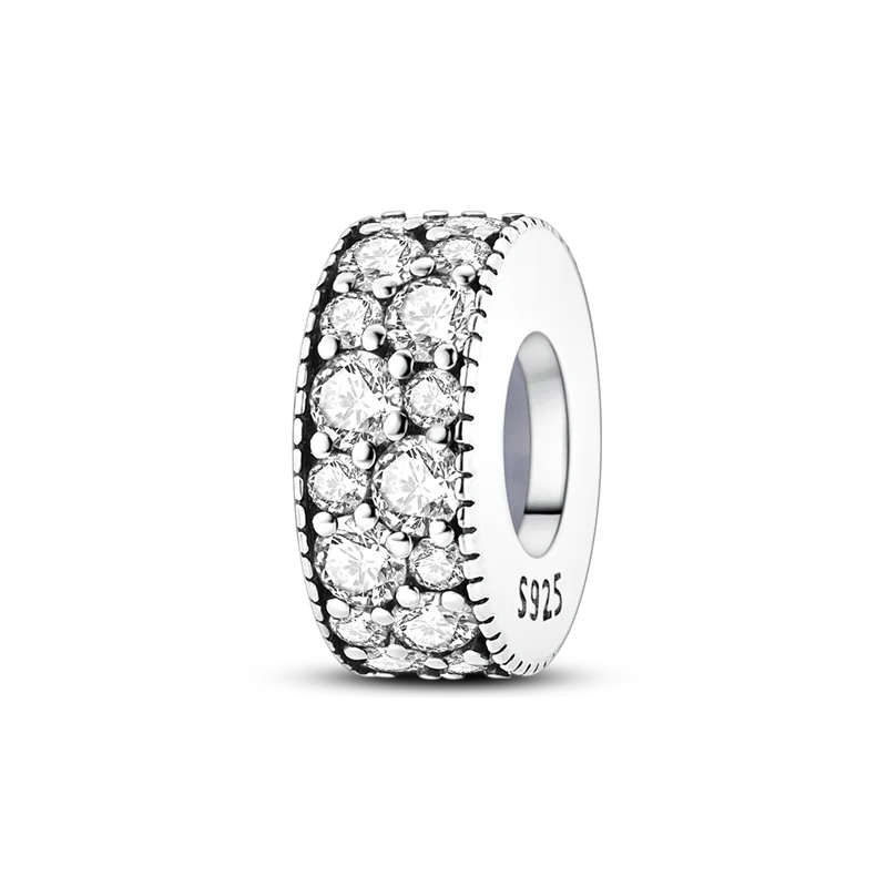 100% 925 Sterling Silver Rainbow Zircon Colorful Butterfly Dragon Shaped Silicone Stopper Charms Beads Fit DIY Bracelets Jewelry 