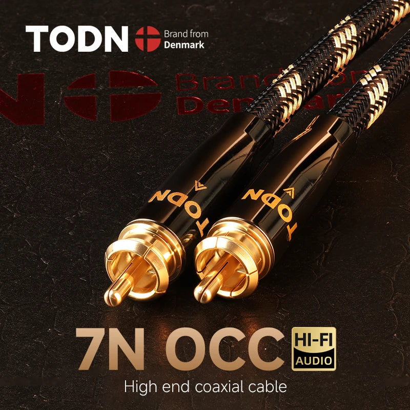 Cablu audio coaxial digital RCA 75 Ohm pentru sisteme HiFi și subwoofer