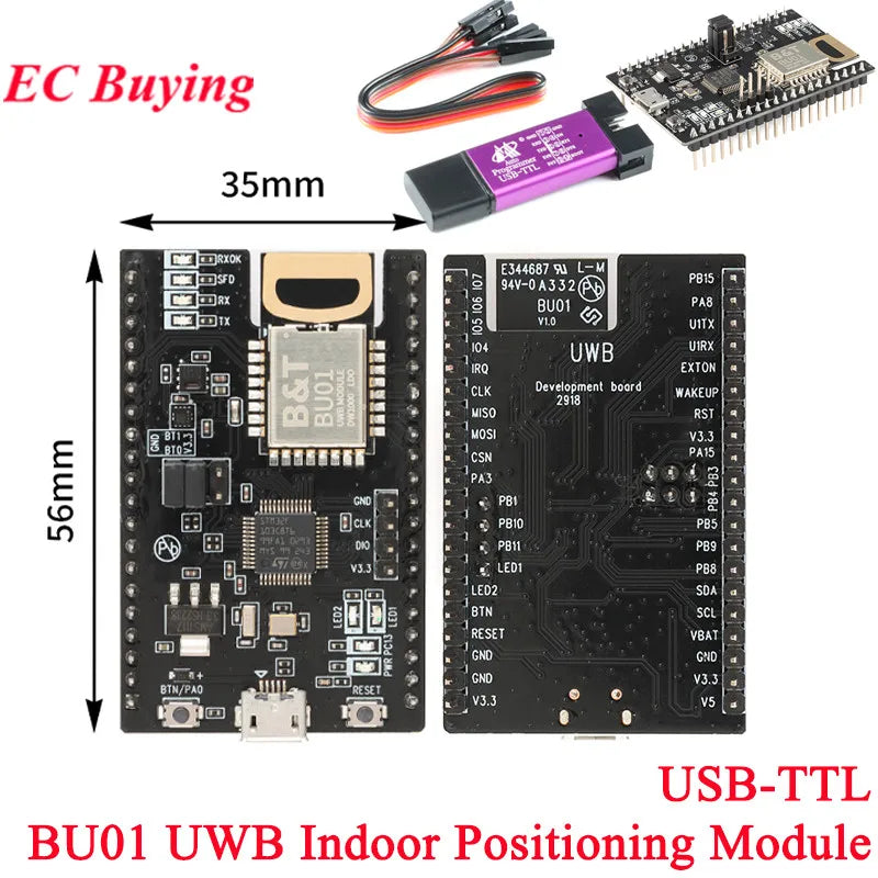 BU01 UWB Positioning Module - Board Options