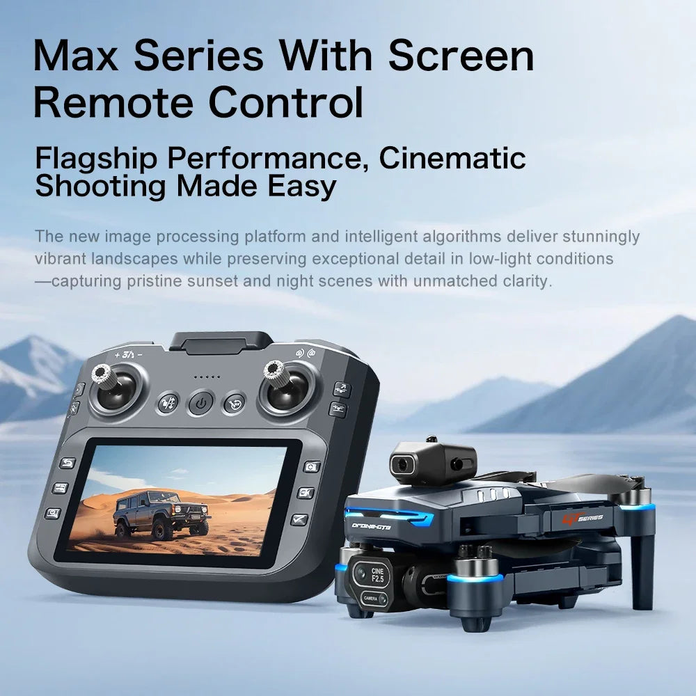 Lenovo GT8 8K Camera Drone with Screen, 3 Cameras & 3000m Range