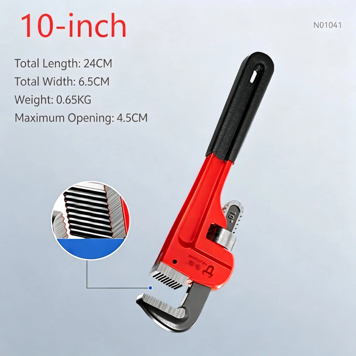 Carbon-Steel Adjustable Pipe Wrench