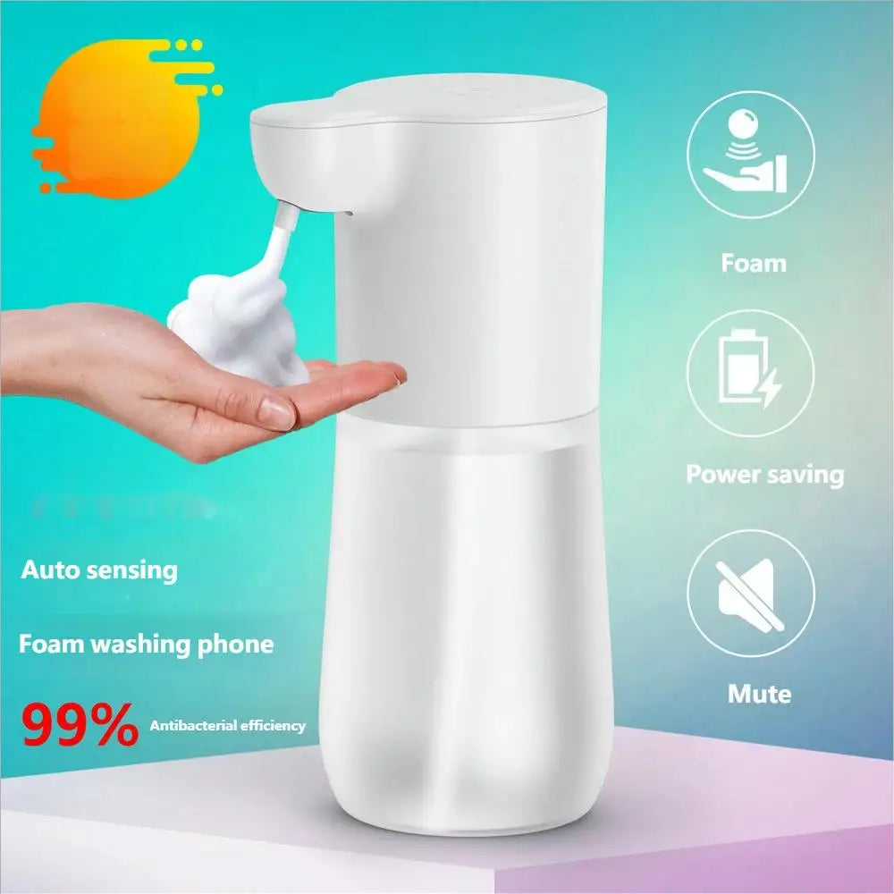Inteligentný senzorový automatický dávkovač mydla 600 ml USB nabíjateľný bezdotykový pena dávkovač