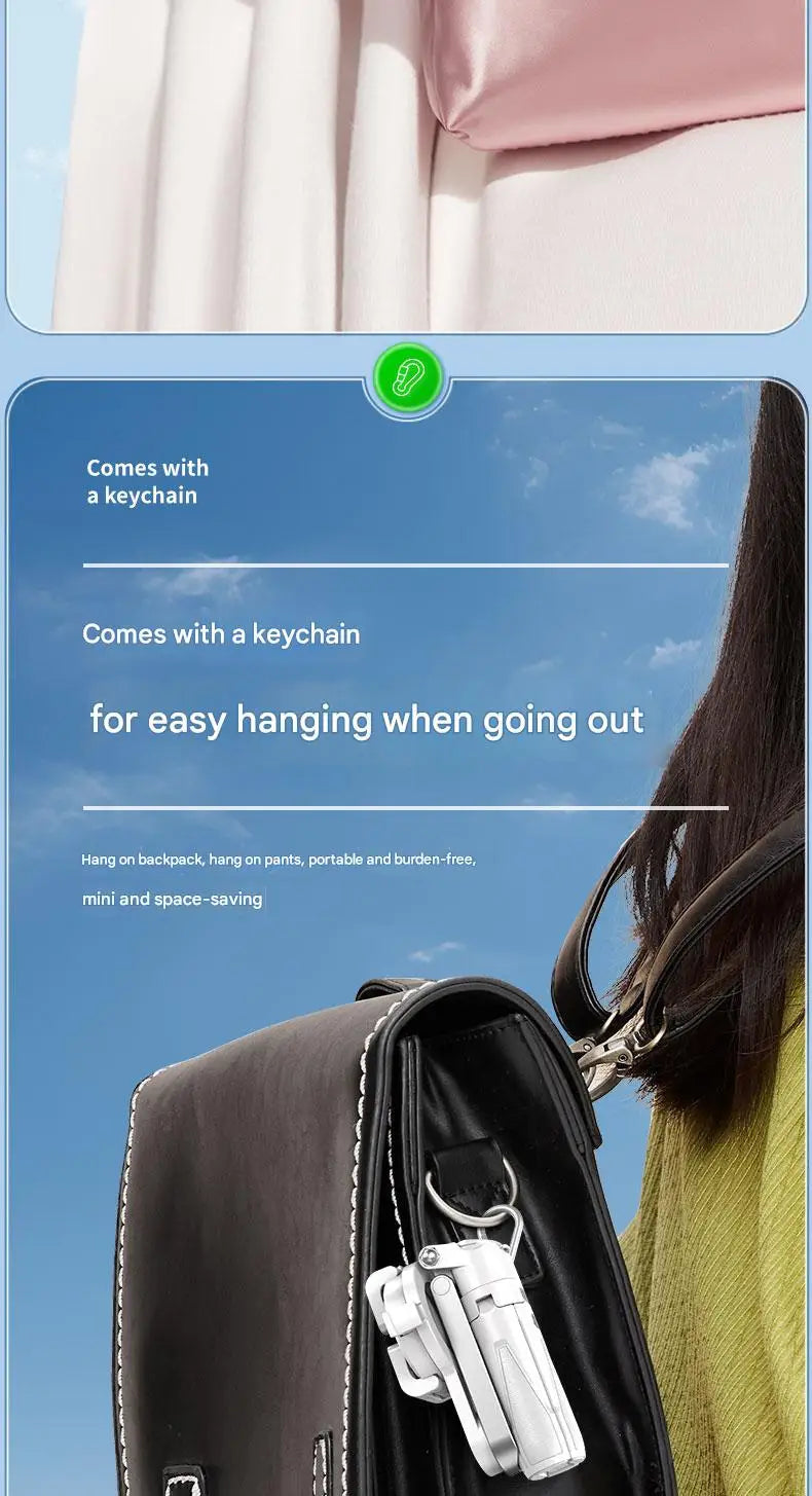 Upgraded Multi-Function Foldable Magnetic Phone Holder Selfie Stick, DSLR-Style Rotation Tripod Portable Remote ControlUpgraded 