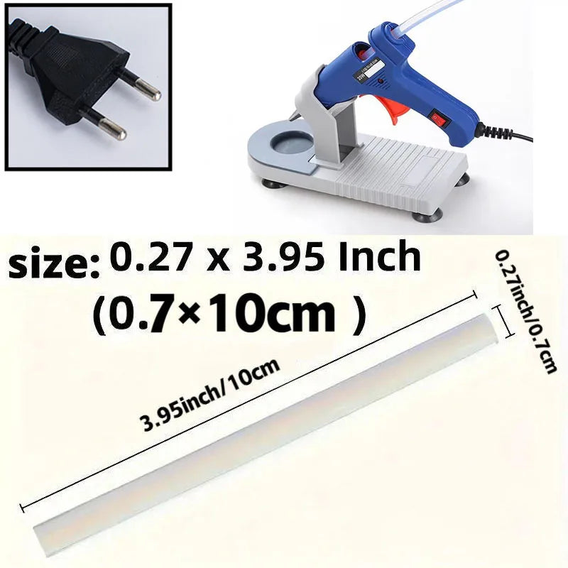 100mm Hot-Glue Sticks and Gun/Base Options