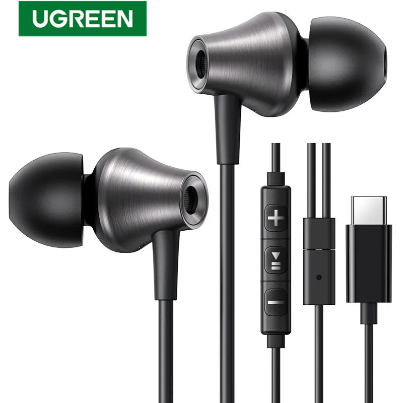 UGREEN EP105 Wired Earphones with Microphone
