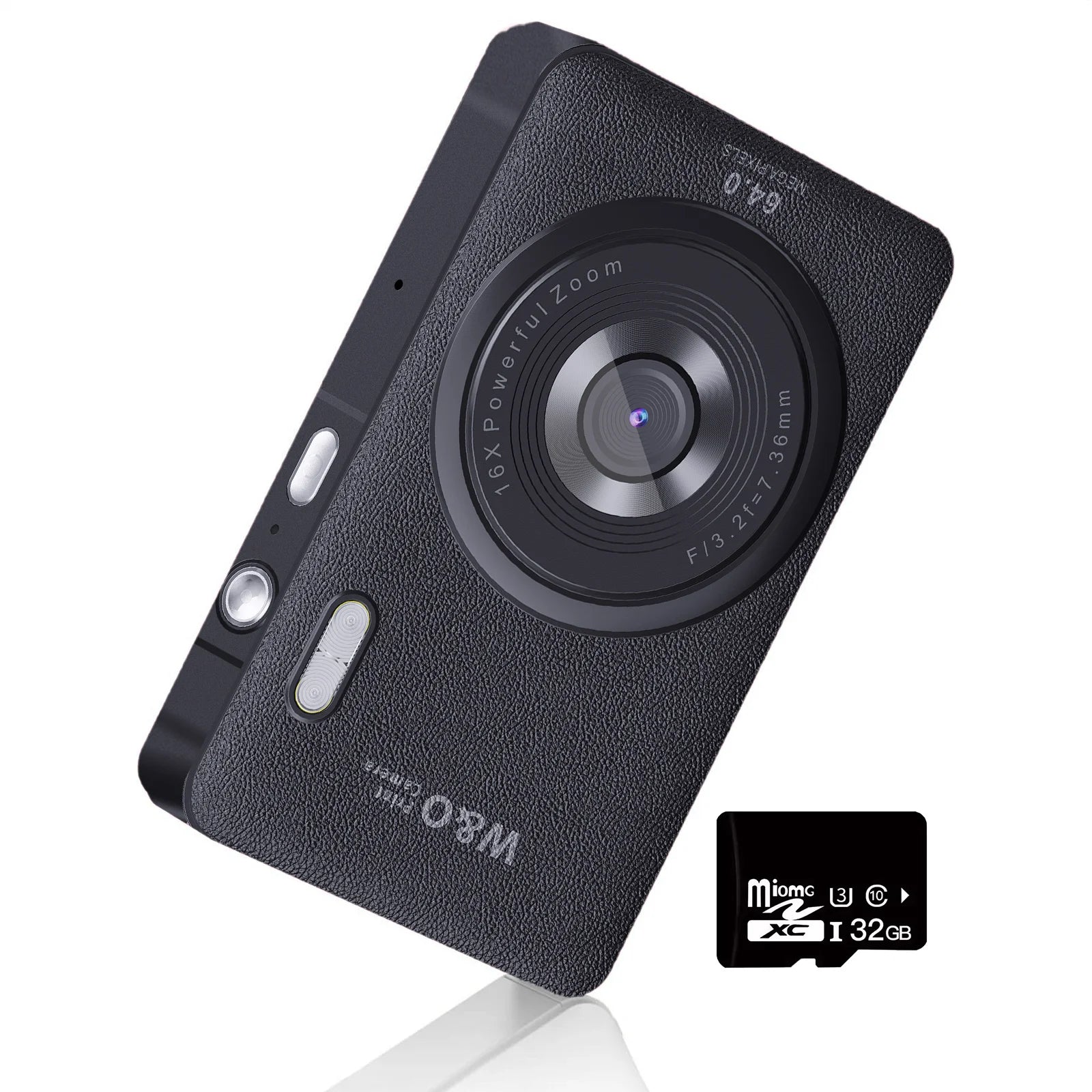 Kids Digital Camera 1080P with 16X Zoom and 32GB Card