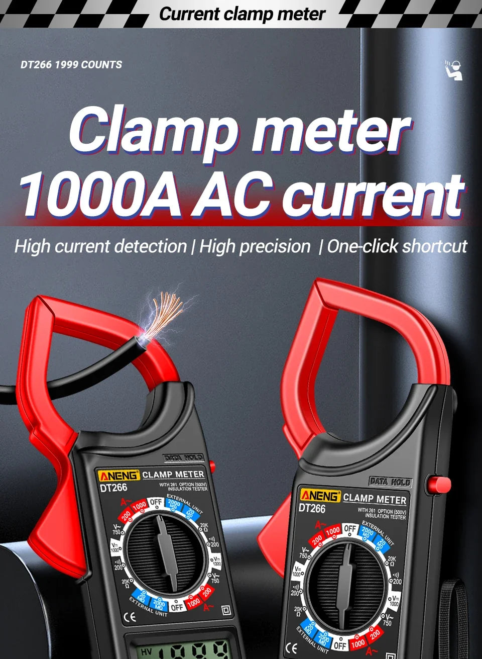 DT266-8 Digital Clamp Meter